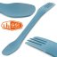 GSI Outdoors Tekk spork - Příbor 3v1 Modrý
