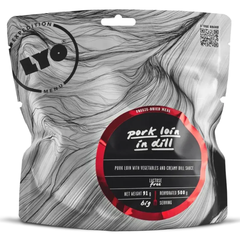 Lyofood Vepřové se zeleninou, bramborami a koprovou omáčkou