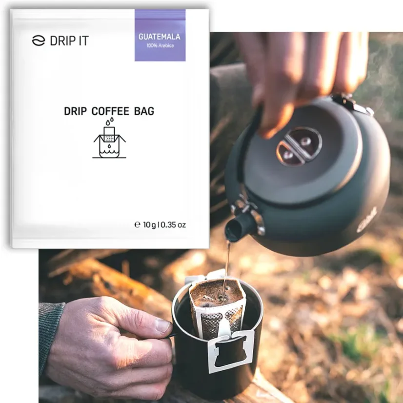 Drip it Káva mletá ve filtru Guatemala Huehuetenango 10 g