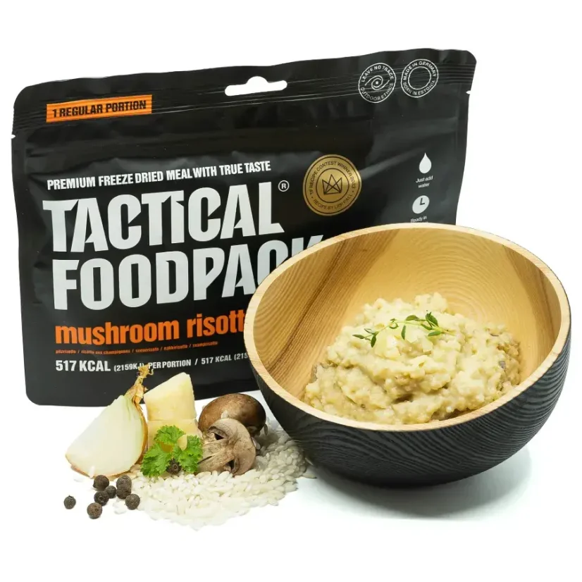Tactical Foodpack Hubové rizoto s bielym vínom a parmezánom