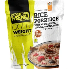Adventure Menu Rýžová kaše s malinami, švestkami a skořicí Adventure Menu Rýžová kaše s malinami, švestkami a skořicí