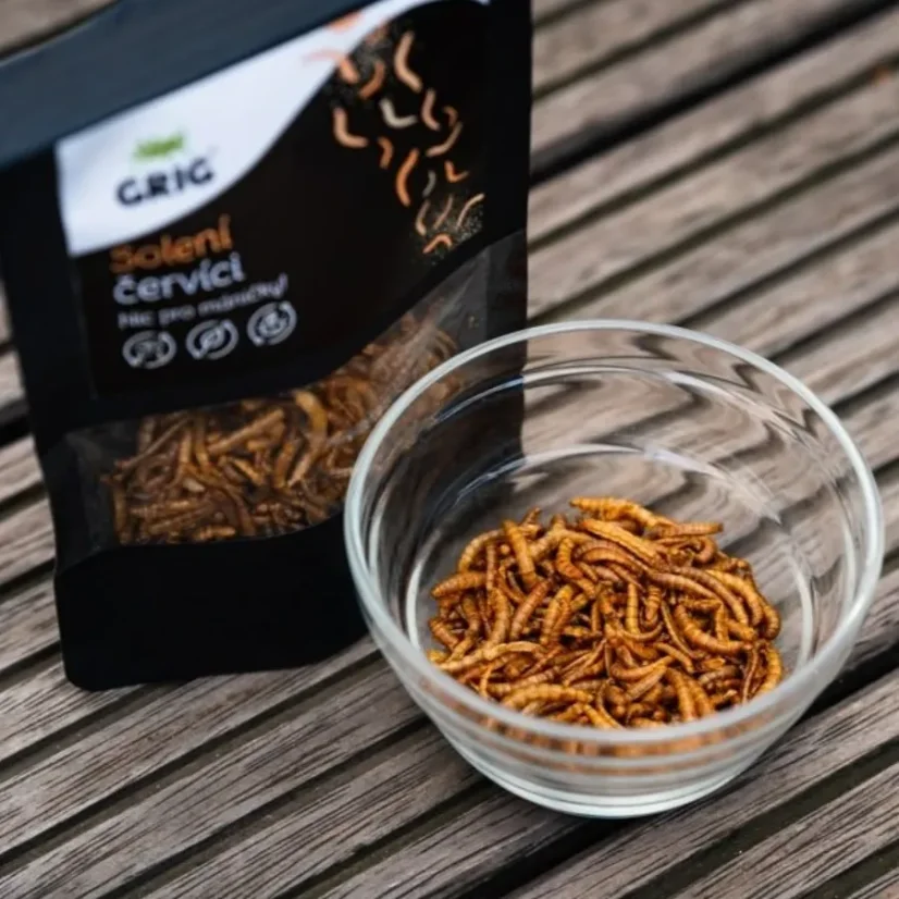 Grig Chrumkavé červíky Soľ 