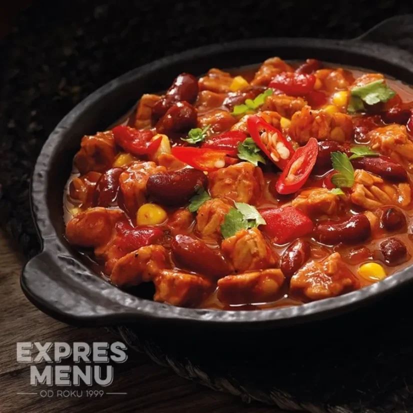 Expres Menu Chilli sin carne with tempeh