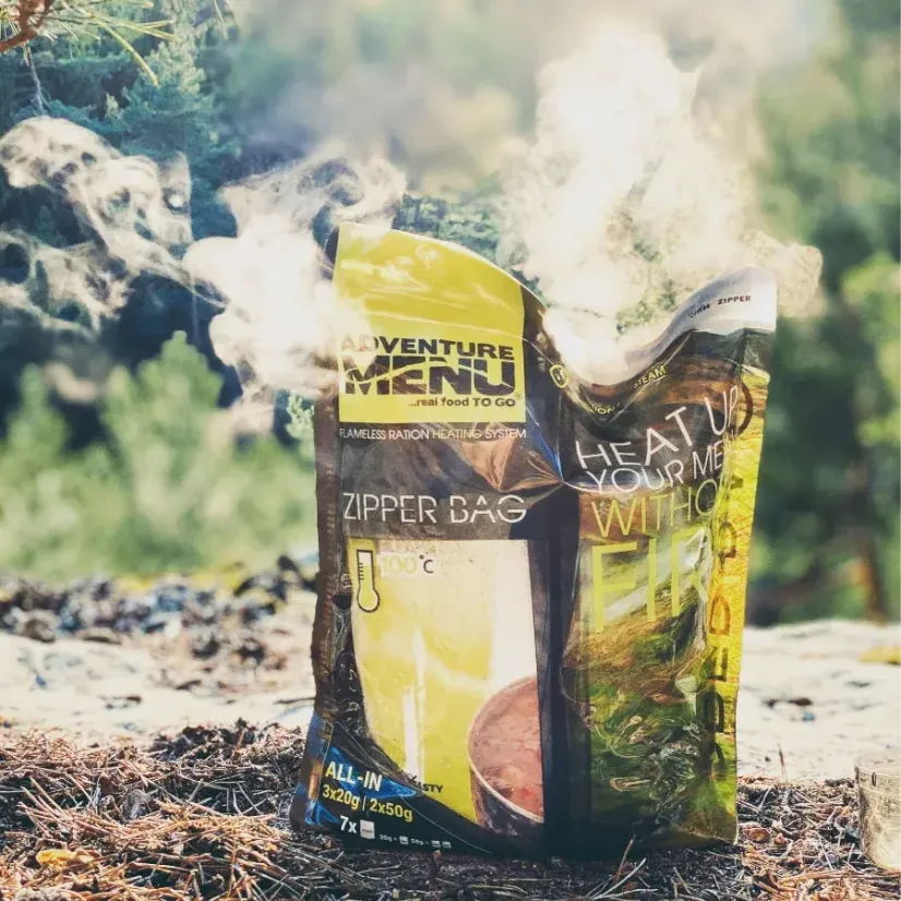 Adventure Menu Samoohrevné vrecko Zipper Bag
