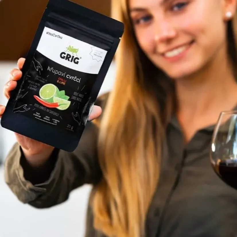 Grig Crunchy crickets Chilli & Lime