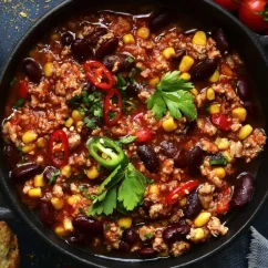 Adventure Menu Texas Chilli con Carne Adventure Menu Texas Chilli con Carne