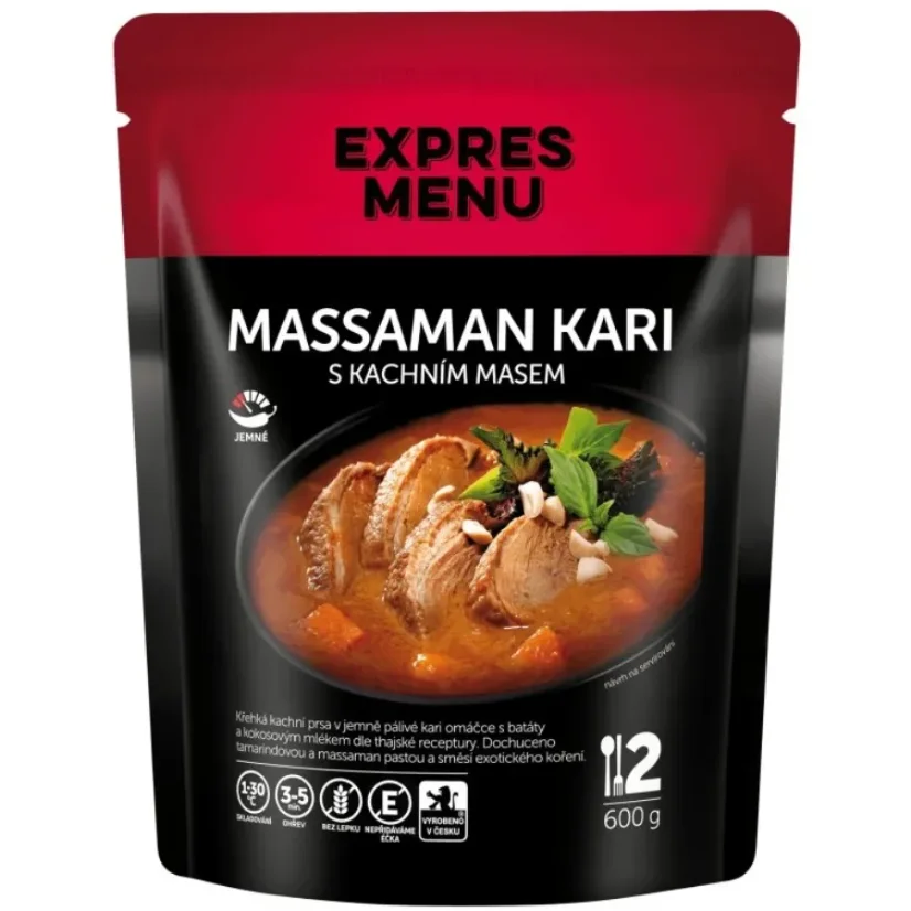 Expres Menu Massaman kari s kachním masem