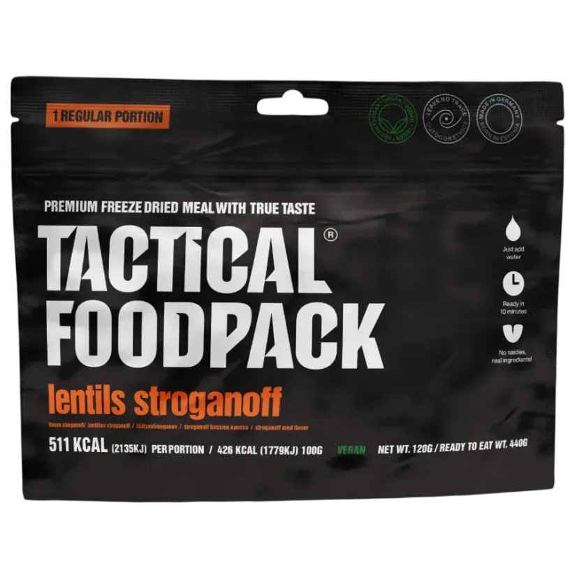 Tactical Foodpack Lentils Stroganoff