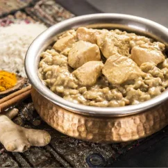 Adventure Menu Chicken Korma with basmati rice