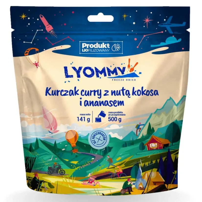 Lyommy Kuracie karí s nádychom kokosu a ananásom