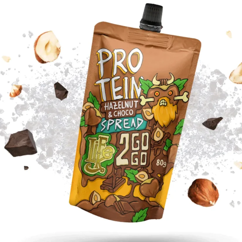 LifeLike 2GOGO Protein hazelnut & Choco spread