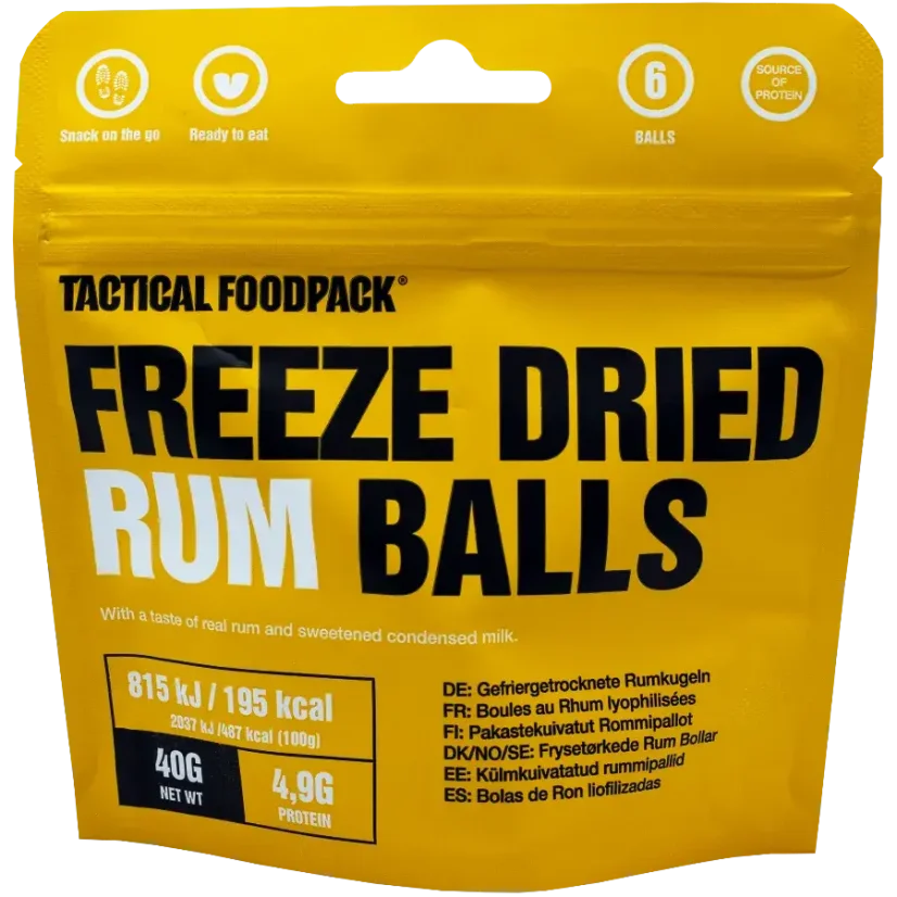Tactical Foodpack Freeze-Dried Rum Balls