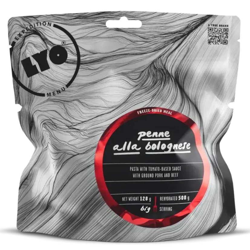 Lyofood Penne s boloňskou omáčkou a mletým masem