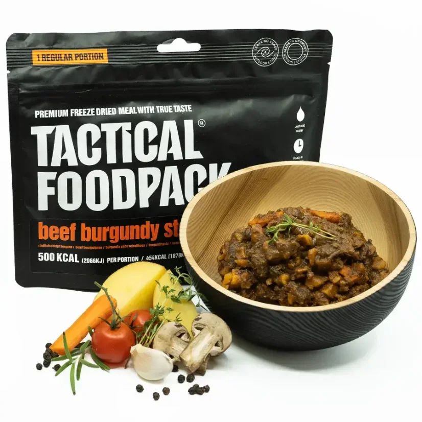 Tactical Foodpack Hovězí po burgundsku s bramborami