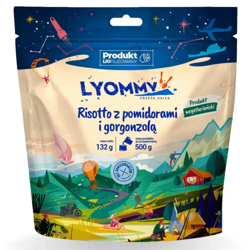 Lyommy Rizoto s rajčaty a gorgonzolou