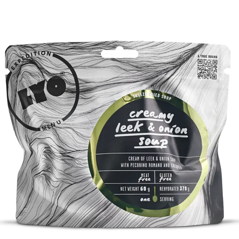 Lyofood Krémová pórkovo-cibulová polévka s cizrnou a sýrem