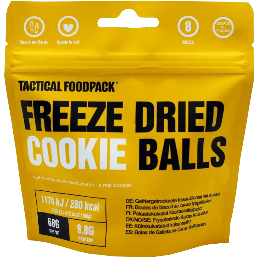 Tactical Foodpack Freeze-Dried Cookie Balls