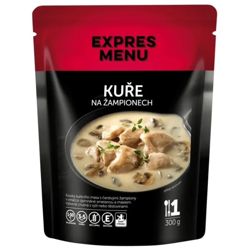 Expres Menu Kurča na šampiňónoch