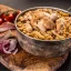 Adventure Menu Chicken in wild sauce with rice Adventure Menu Chicken in wild sauce with rice