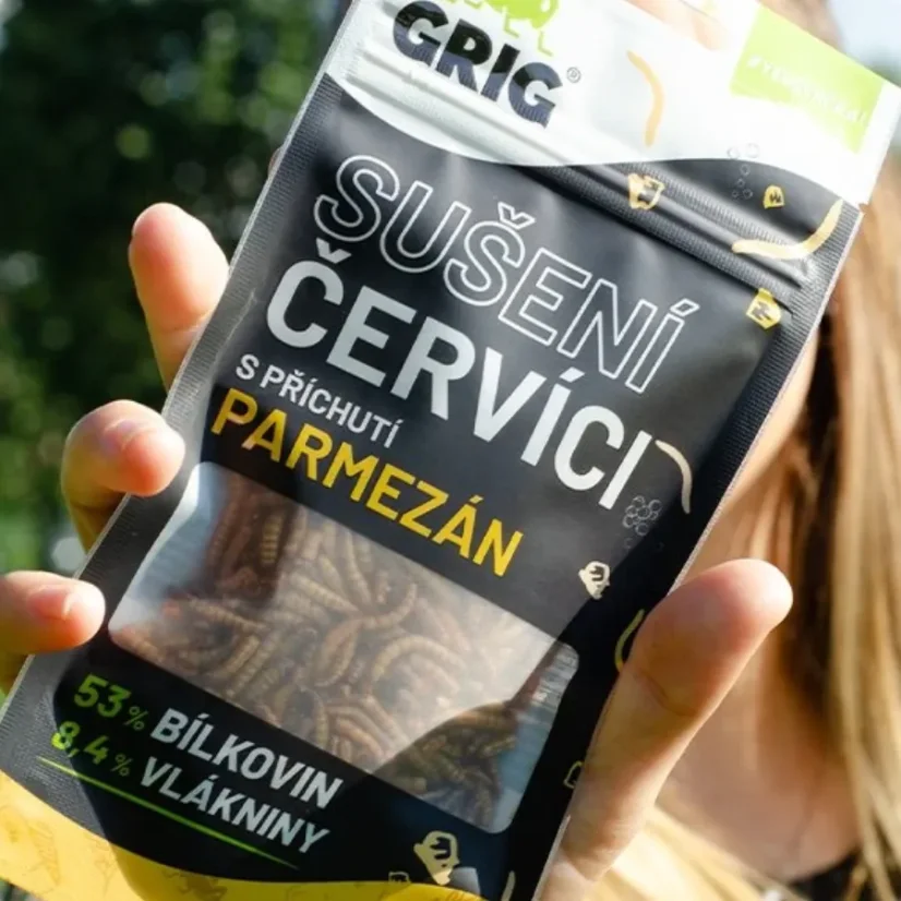 Grig Crunchy worms Parmesan