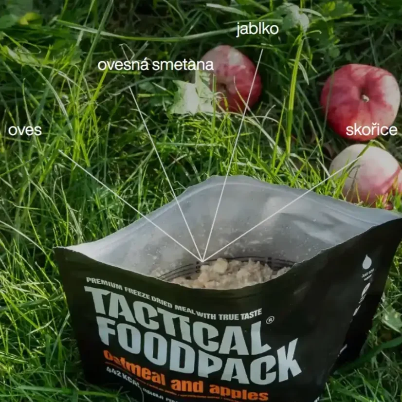 Tactical Foodpack Oatmeal and Apples