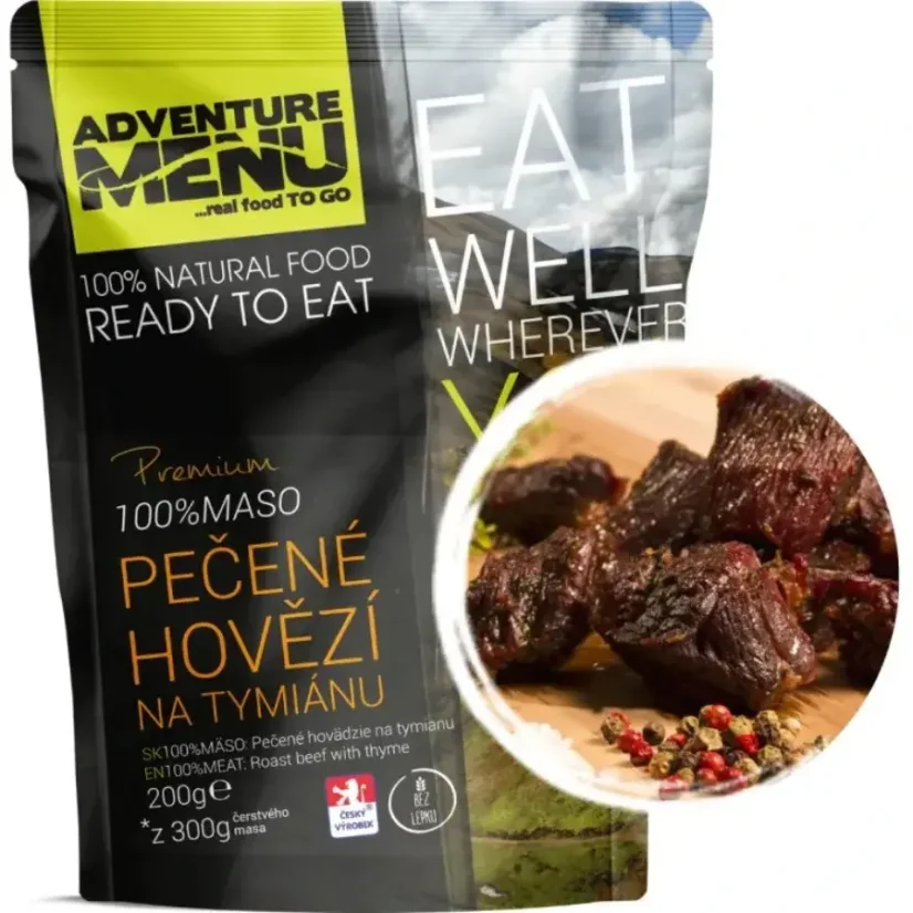 Adventure Menu 100% Pečené hovädzie na tymiáne