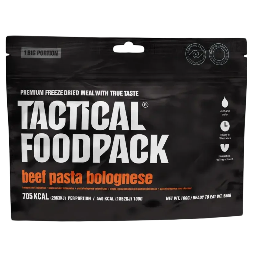 Tactical Foodpack BIG Beef Pasta Bolognese