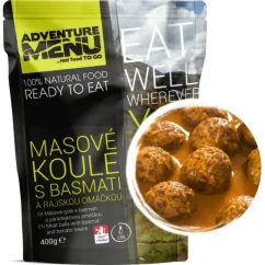 Adventure Menu Masové koule s basmati a rajskou omáčkou