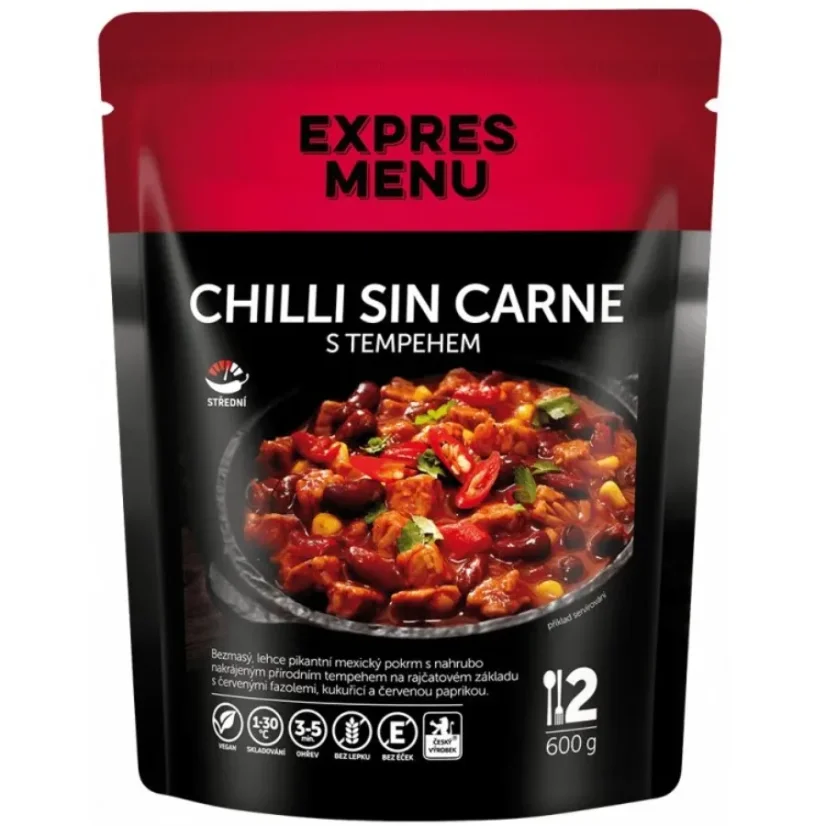 Expres Menu Chilli sin carne s tempehem