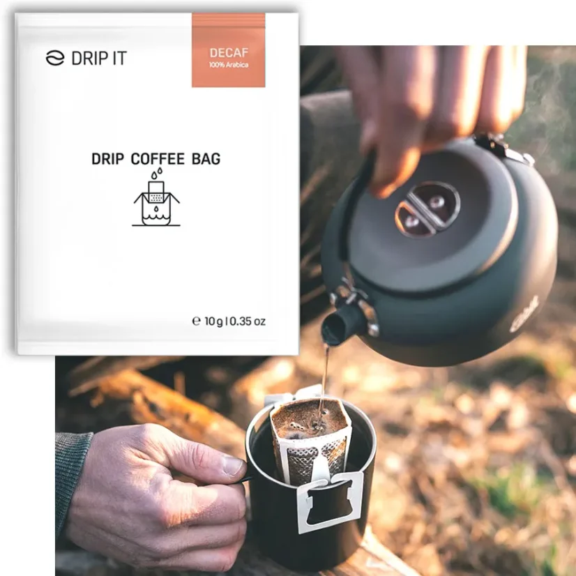 Drip it Káva mletá ve filtru Decaf Honduras Las Capucas 10 g