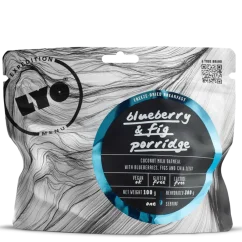 Lyofood Kokosová ovesná kaše s borůvkami, fíky a chia semínky Lyofood Kokosová ovesná kaše s borůvkami, fíky a chia semínky