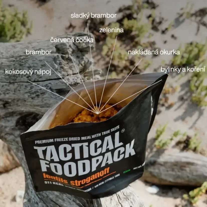 Tactical Foodpack Lentils Stroganoff