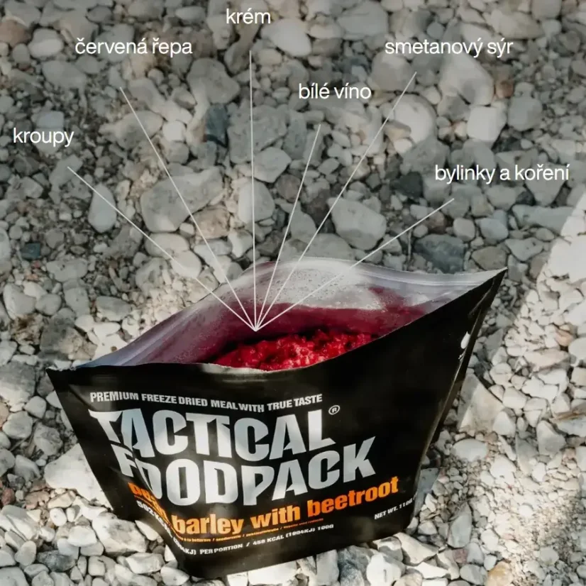 Tactical Foodpack Pearl Barley with Beetroot