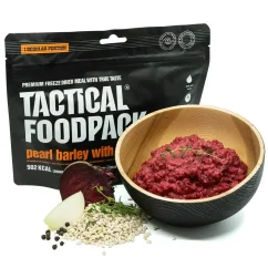 Tactical Foodpack Ječné kroupy s červenou řepou a smetanovým sýrem Tactical Foodpack Ječné kroupy s červenou řepou a smetanovým sýrem