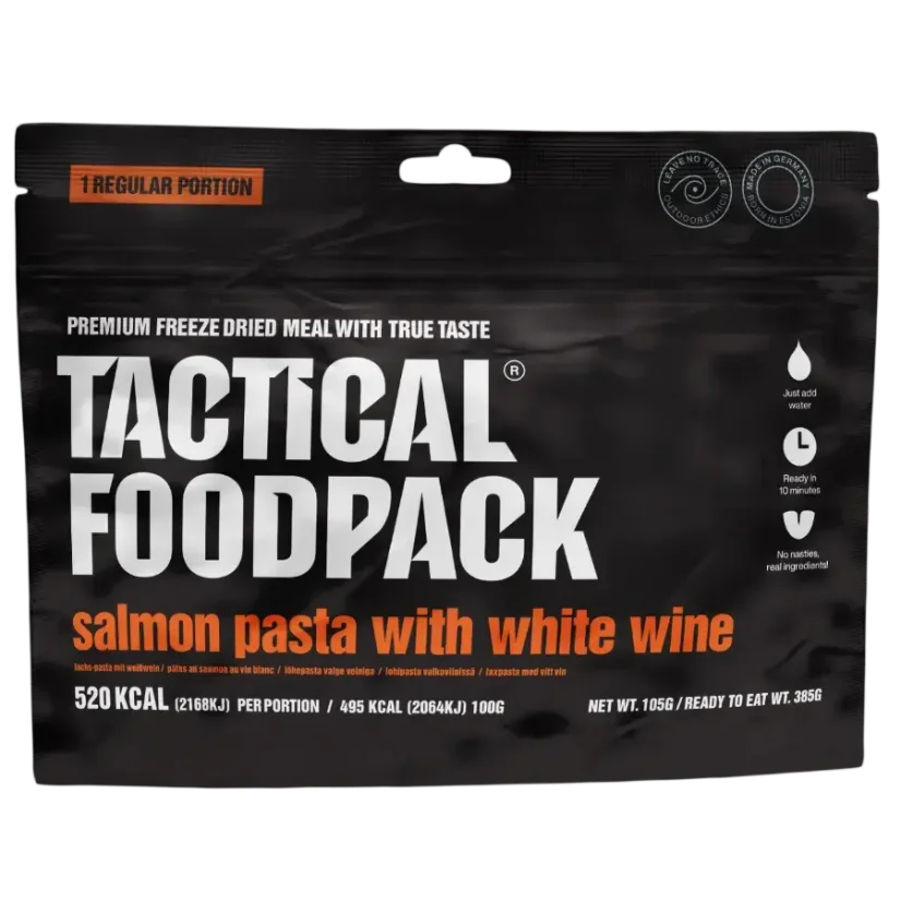 Tactical Foodpack Salmon Pasta with White Wine