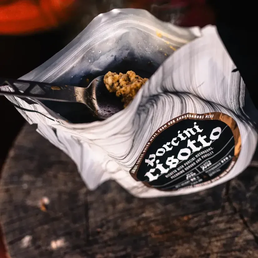 Lyofood Risotto with porcini mushrooms, Pecorino Romano and parsley