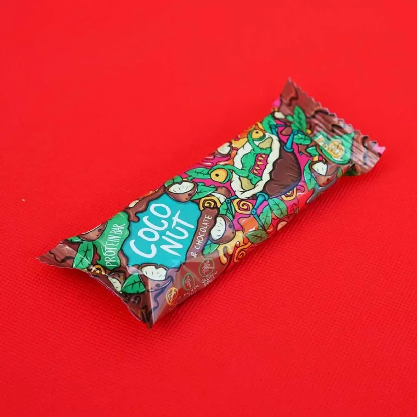 LifeLike Protein bar Coconut & Chocolate se sladidlem