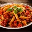Adventure Menu Penne Bolognese with Parmesan