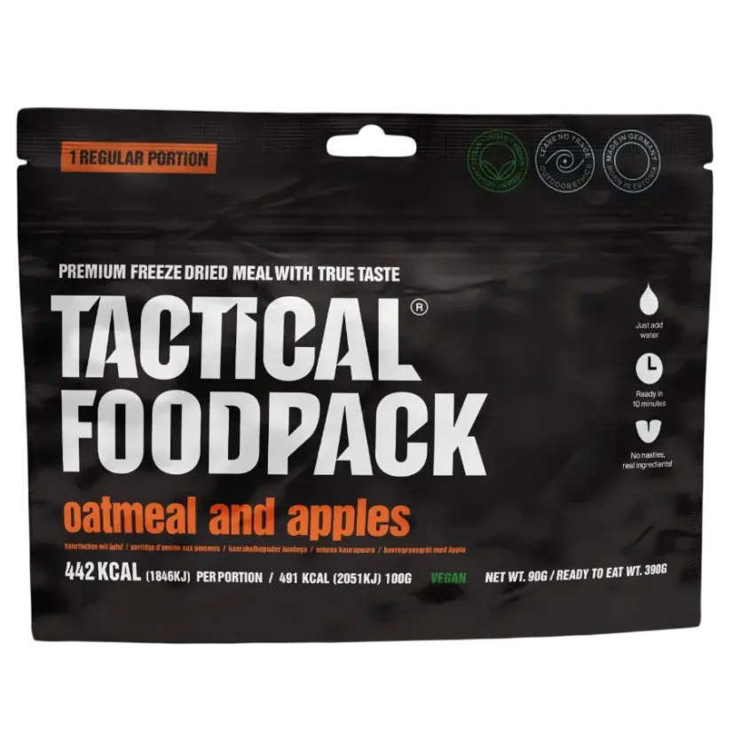 Tactical Foodpack Oatmeal and Apples