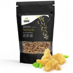 Grig Křupaví červíci Parmezán 20g