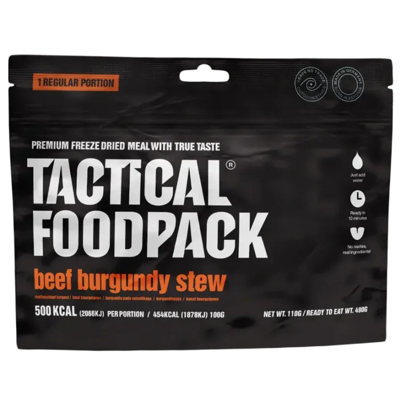 Tactical Foodpack Beef Burgundy Stew