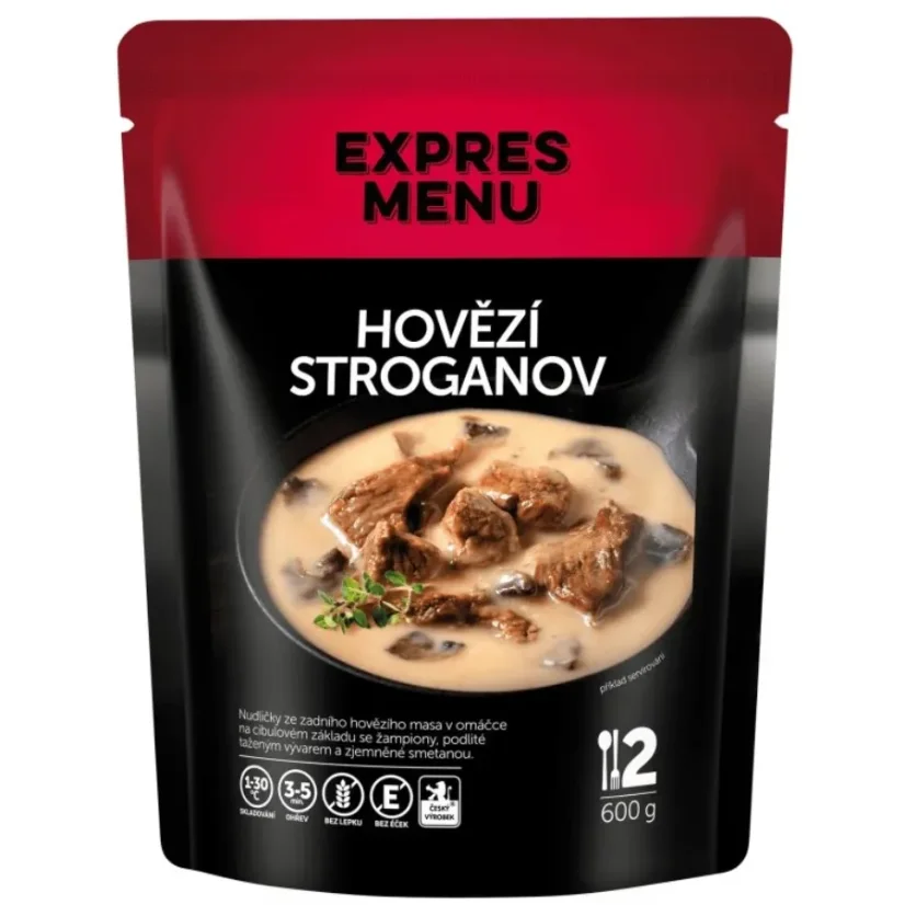 Expres Menu Hovězí Stroganov