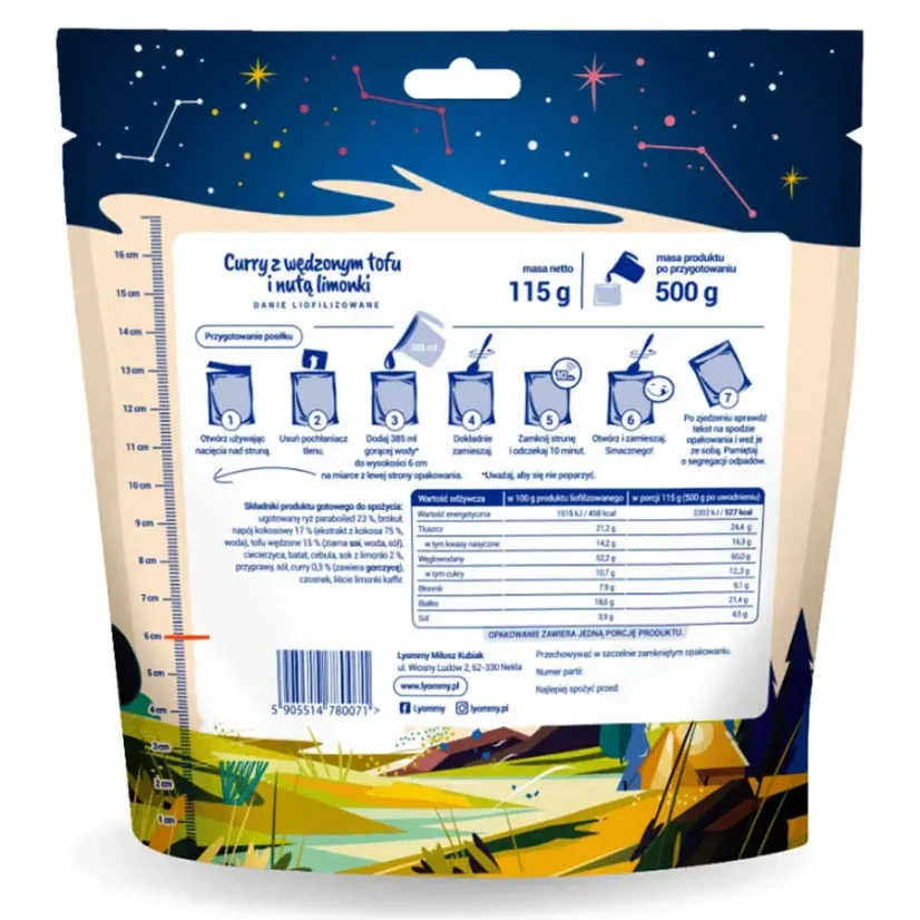 Lyommy Curry z wędzonym tofu i nutą limonki