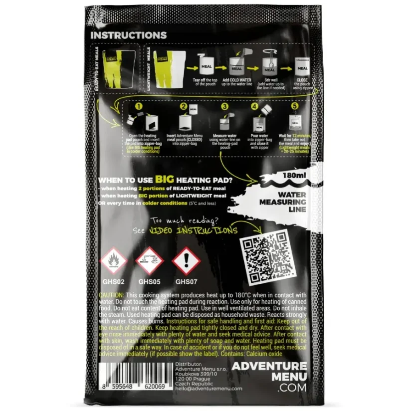 Adventure Menu Samoohřevná kapsle 60g