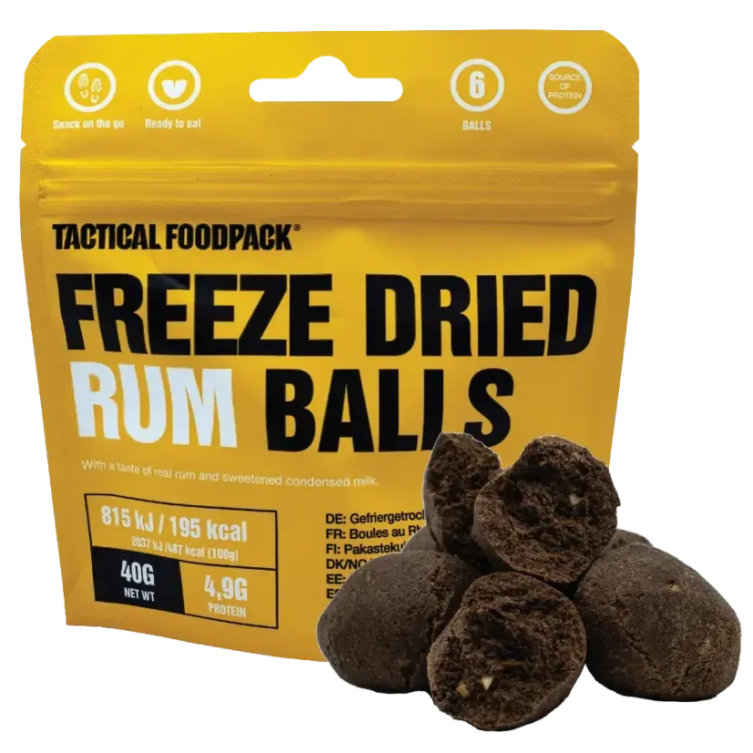 Tactical Foodpack Rumové kuličky sušené mrazem