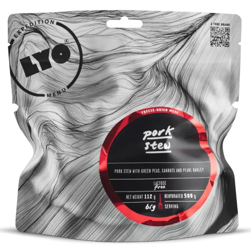 Lyofood Vepřové ragú se zeleninou a kroupami