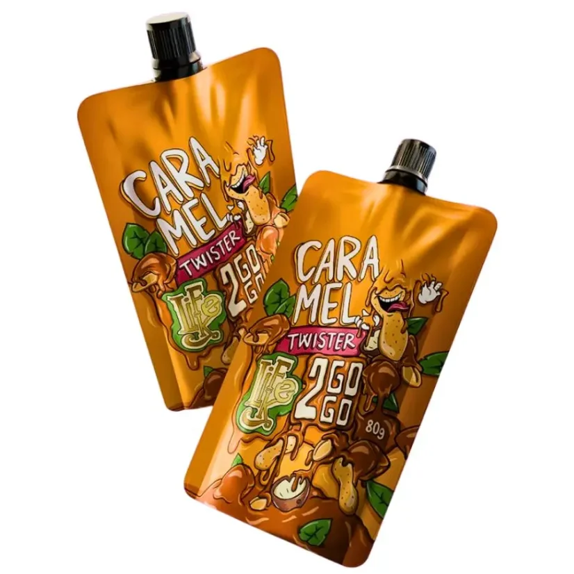 Orechový krém na cesty LifeLike 2GOGO Caramel twister