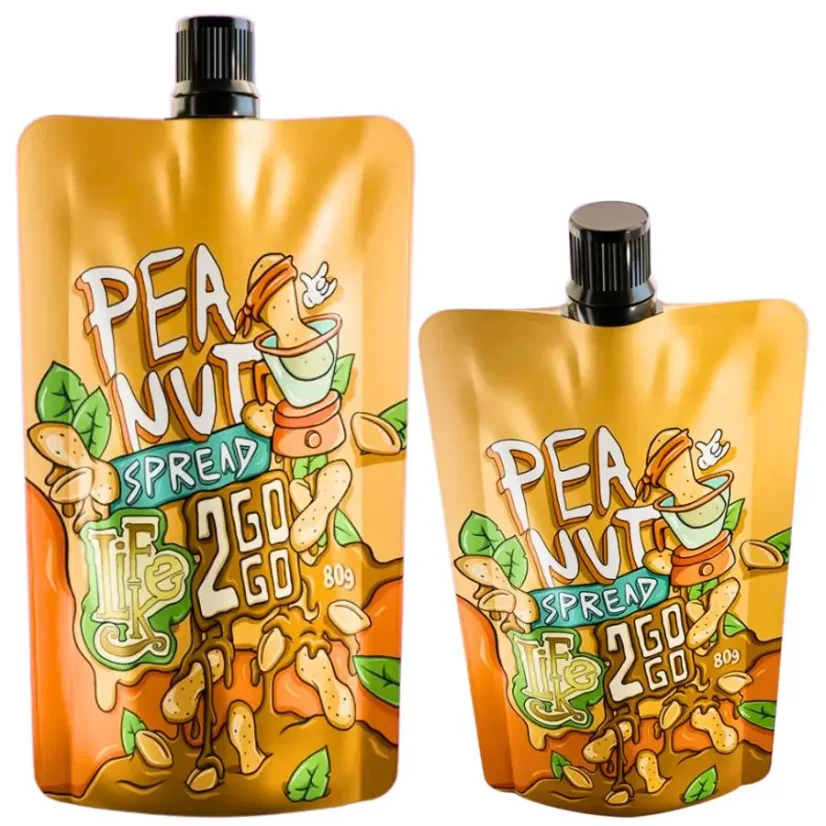 Ořechový krém v kapsičce LifeLike 2GOGO Peanut spread