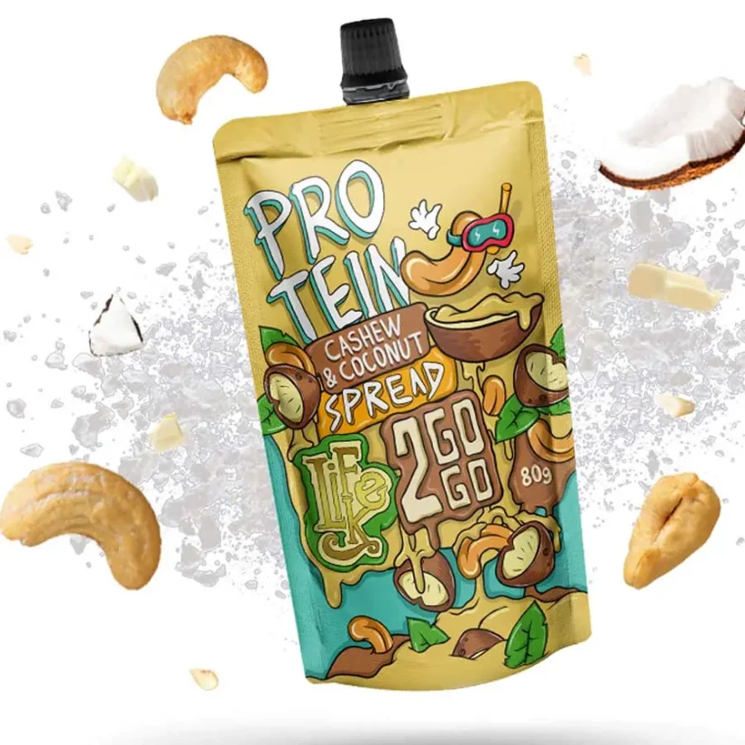 LifeLike 2GOGO Protein cashew & Coconut spread