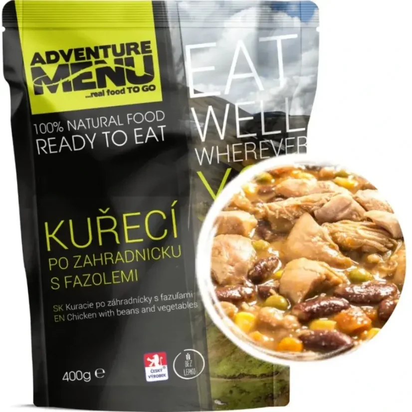 Adventure Menu Kuracie po záhradnícky s fazuľami